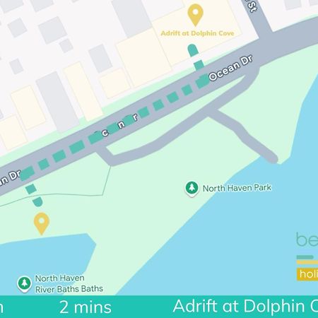 Adrift At Dolphin Cove Apt 5 - Riverfront Modern North Haven Buitenkant foto